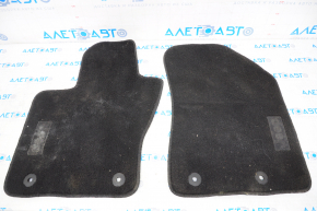 Set of floor mats for Jeep Compass 17-24 cloth, black