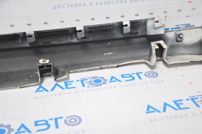Left threshold Ford Fusion mk5 13-20 white broken fasteners, tears, dented, scratches