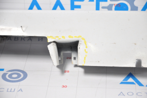 Left threshold Ford Fusion mk5 13-20 white broken fasteners, tears, dented, scratches