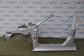 Front left quarter VW Passat b7 12-15 USA silver with central pillar, bumps, dented