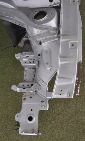 Front left quarter VW Passat b7 12-15 USA silver with central pillar, bumps, dented