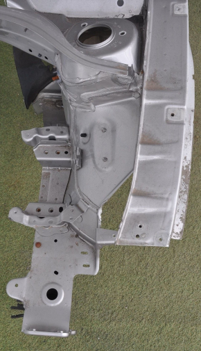 Front left quarter VW Passat b7 12-15 USA gray with central pillar, dented