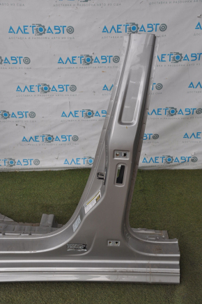 Front left quarter VW Passat b7 12-15 USA gray with central pillar, dented