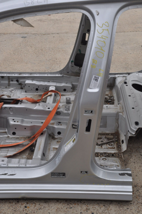 Body pillar central left VW Passat b8 16-19 USA silver on body, dented