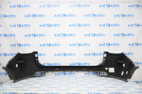 Rear bumper bare upper part Jeep Compass 17-21 for parking sensors, silver