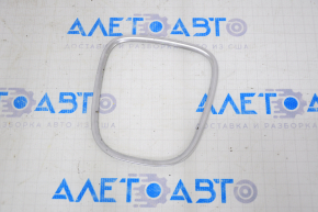 Shifter cover Jeep Compass 17-2125 red stitching, chrome cover defect