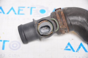 Lower cooling pipe second VW Tiguan 09-18 with temperature sensor and quick release