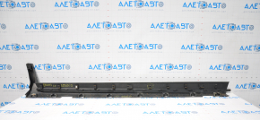 Left threshold Ford Escape MK3 13-16 pre-restoration broken fastening, dented lower fastening, fracture, worn