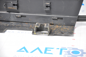 Left threshold Ford Escape MK3 13-16 pre-restoration broken fastening, dented lower fastening, fracture, worn