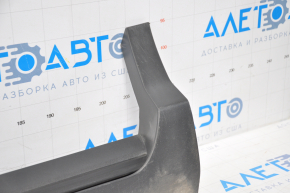 Left threshold Ford Escape MK3 13-16 pre-restoration, lower mount is dented, worn