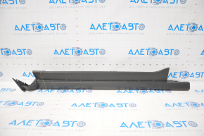 Left front threshold Ford Transit Connect MK2 13-18 structure is dented and torn front part, scratches