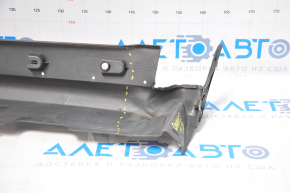 Left front threshold Ford Transit Connect MK2 13-18 structure is dented and torn front part, scratches