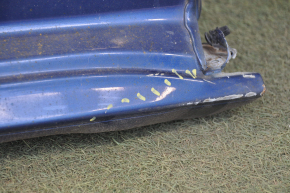Front right quarter VW Passat b8 16-19 USA blue with central pillar, without side member, dented, bumps