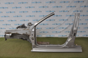 Front left quarter VW Passat b7 12-15 USA gray with central pillar, dented