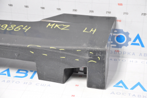 Lincoln MKZ 13-20 black left threshold with seals, cracks, dented, filed