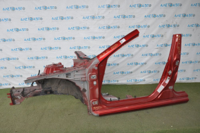 Front left quarter Mazda 6 13-17 without eyelash, red, with central pillar