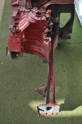 Front right quarter Mazda 6 13-17 without eyelash, red, with central pillar,