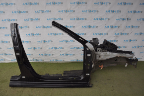 Front right quarter VW Passat b8 16-19 USA black with central pillar, pokes