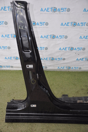 Front right quarter VW Passat b8 16-19 USA black with central pillar, pokes