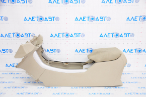 Central console armrest Honda Accord 13-14 velour beige, dry-cleanable scratches
