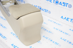 Central console armrest Honda Accord 13-14 velour beige, dry-cleanable scratches