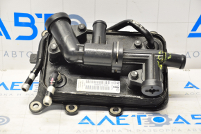 Oil cooler automatic transmission Hyundai Sonata 15-17 2.4 under the valve, break
