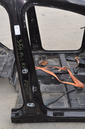 Body pillar central right Ford Escape MK3 13-19 black on body, pokes