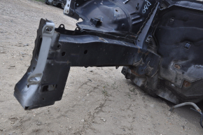 Front right quarter Toyota Prius 30 10-15 black on body, corrosion