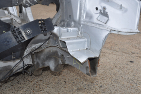 Front left quarter VW Passat b7 12-15 USA silver on body, sawn off side member