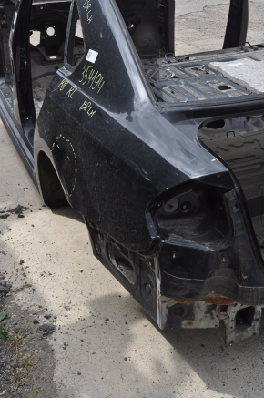 Quarter wing rear left VW Passat b8 16-19 USA black on body, dented