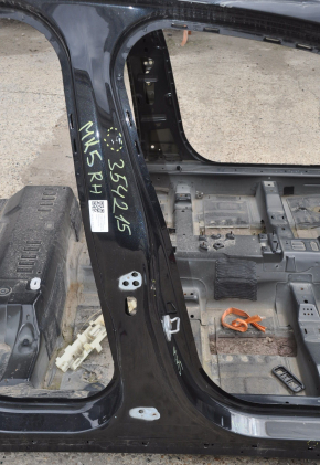 Body pillar central right Ford Fusion mk5 13-20 black on body, pokes