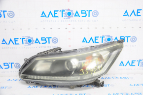 Headlight front left bare Honda Accord 13-15 usa halogen, for polishing