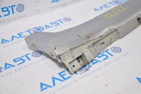 Right threshold Infiniti G35 4d 08-15 silver, broken fasteners, dented, scratches, painted