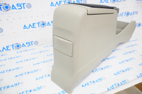 Console center armrest and cup holders Toyota Prius V 12-14 beige, scratches