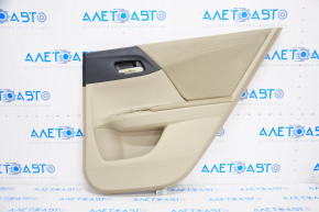 Door trim card rear right Honda Accord 13-17 velor beige