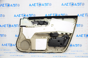 Door trim card front left Honda Accord 13-15 velour beige, scratches, for dry cleaning