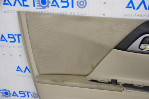 Door trim card front left Honda Accord 13-15 velour beige, scratches, for dry cleaning