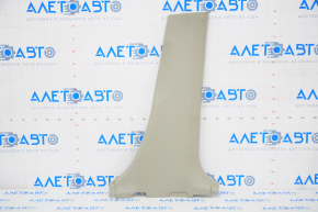 Toyota Prius V 12-17 lower right center pillar trim, beige