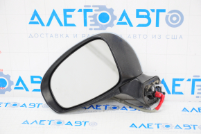 Left side mirror complete Toyota Prius V 12-14 5 pins, blue