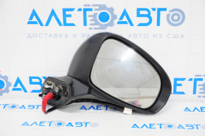 Side mirror right complete Toyota Prius V 12-17 5 pins, blue