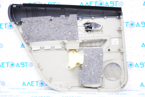 Door trim card rear right Toyota Prius V 12-14 cloth, beige, scratch