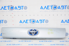 Toyota Prius V 12-17 trunk door molding with emblem 3 fasteners broken