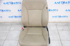 Driver's seat Honda Accord 13-15 without airbag, mechanical, beige velour, dry-cleanable