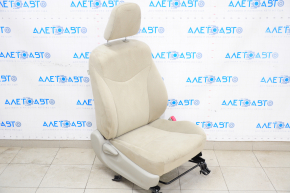 Passenger seat Toyota Prius V 12-17 without airbag, mechanical, velour, beige