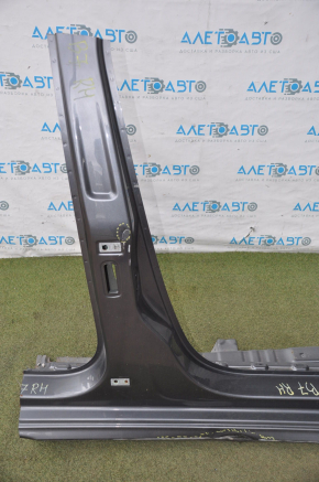 Front right quarter VW Passat b7 12-15 USA graphite with central pillar, dented, bumps