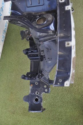 Front quarter left VW Passat b7 12-15 USA blue with central pillar