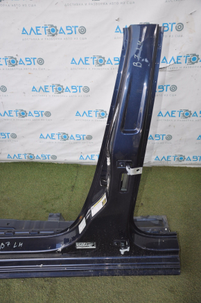 Front quarter left VW Passat b7 12-15 USA blue with central pillar