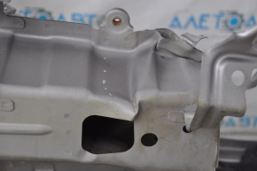 Quarter front right Jeep Cherokee KL 14-23 silver with central pillar, pokes, dented nose of pistol and side member