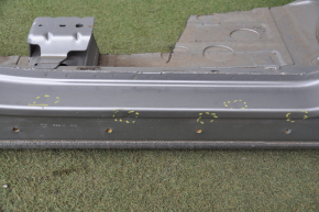 Quarter front right Jeep Cherokee KL 14-23 silver with central pillar, pokes, dented nose of pistol and side member