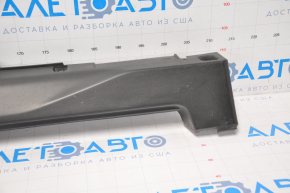 Left threshold Nissan Rogue 14-16 structure broken fastening, tear, scratches, scuffs